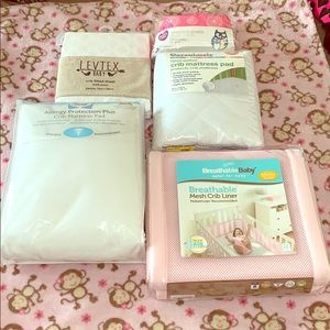 💕 Lot of FIVE infant bedding items 💕